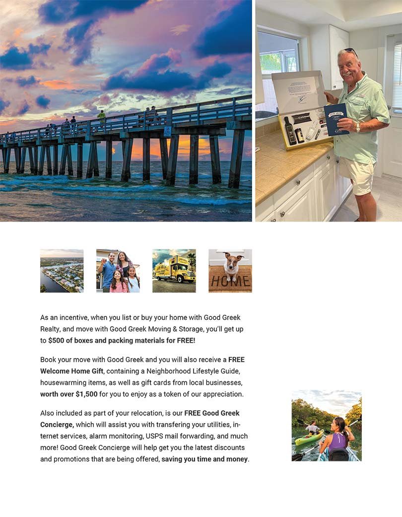 Graphic Design Project - Good Greek Realty Booklet