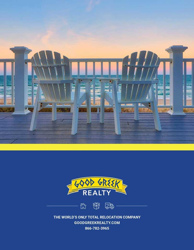 Graphic Design Project - Good Greek Realty Booklet